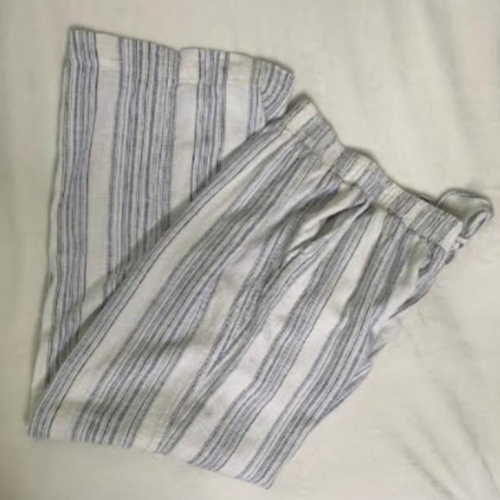 Briggs Linen Blend Wide Drawstring Leg Beach Pants - Picture 5 of 9